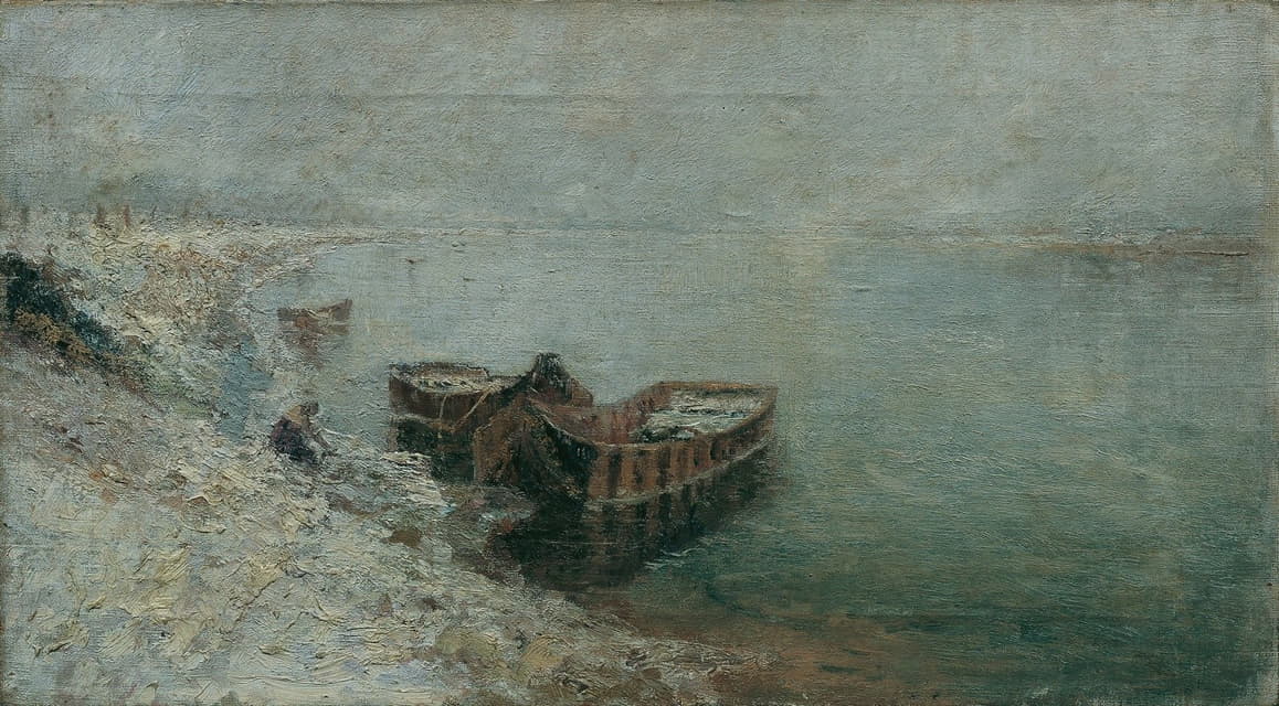 多瑙河上的渔船
