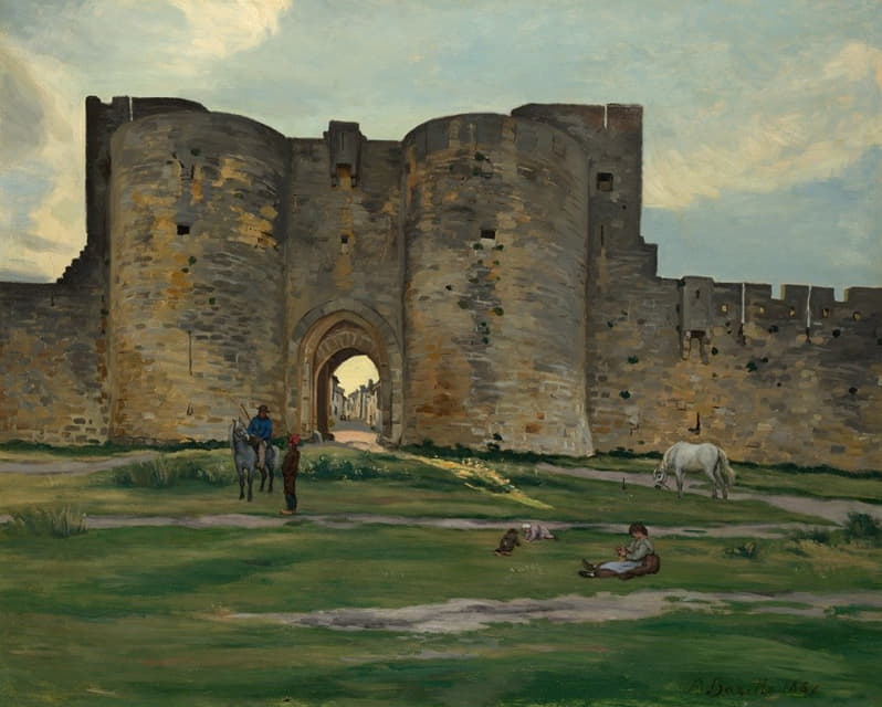 Frédéric Bazille - Porte de la Reine at Aigues-Mortes