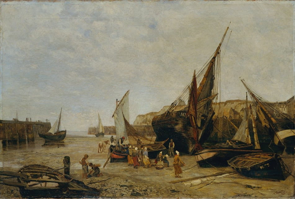 Maria von Parmentier - Der Hafen von Dieppe