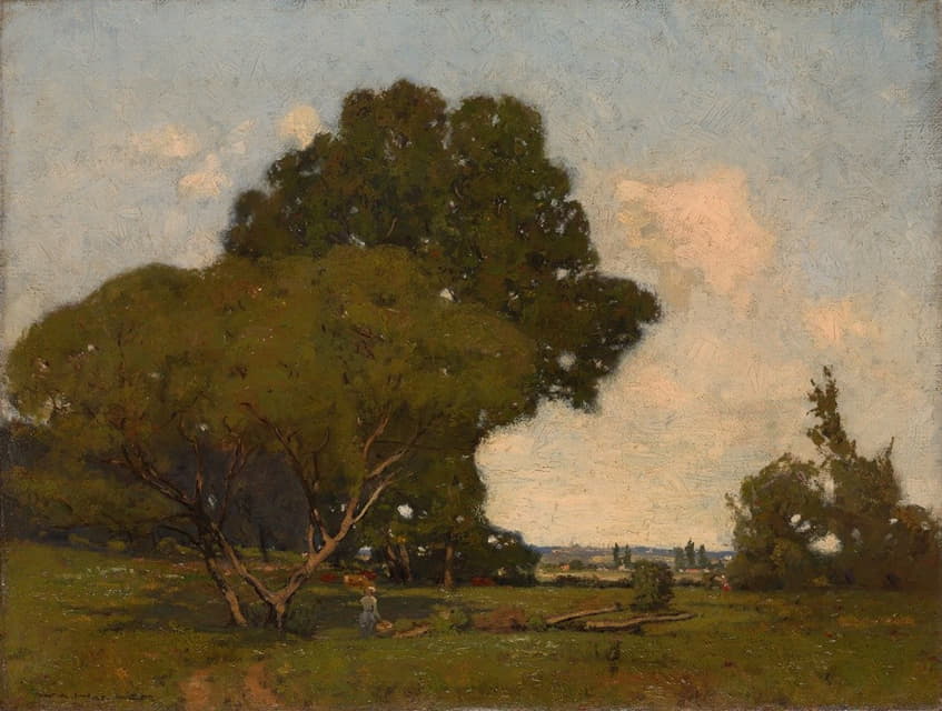 William A. Harper - The Trees, Early Afternoon, France