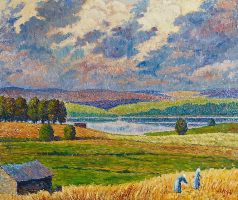 Alfred William Finch - Landscape from Padasjoki