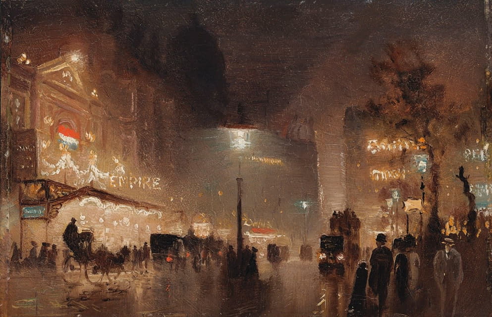 George Hyde Pownall - Leicester Square