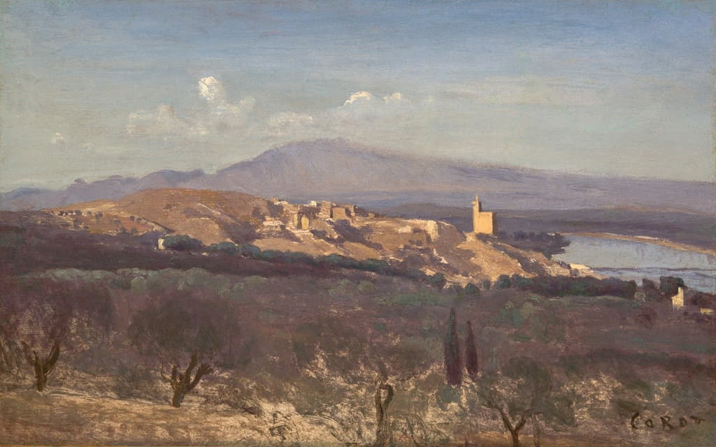 Jean-Baptiste-Camille Corot - Villeneuve-les-Avignon