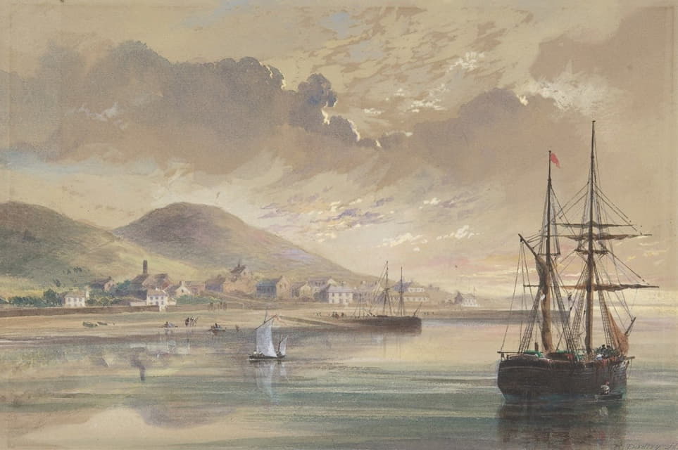 Robert Charles Dudley - Valentia in 1857-1858 at the Time of the Laying of the Former Cable
