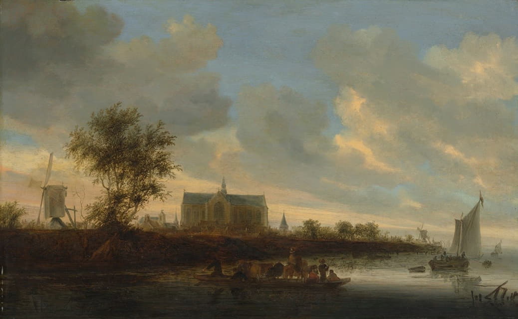 Salomon van Ruysdael - View of the Town of Alkmaar