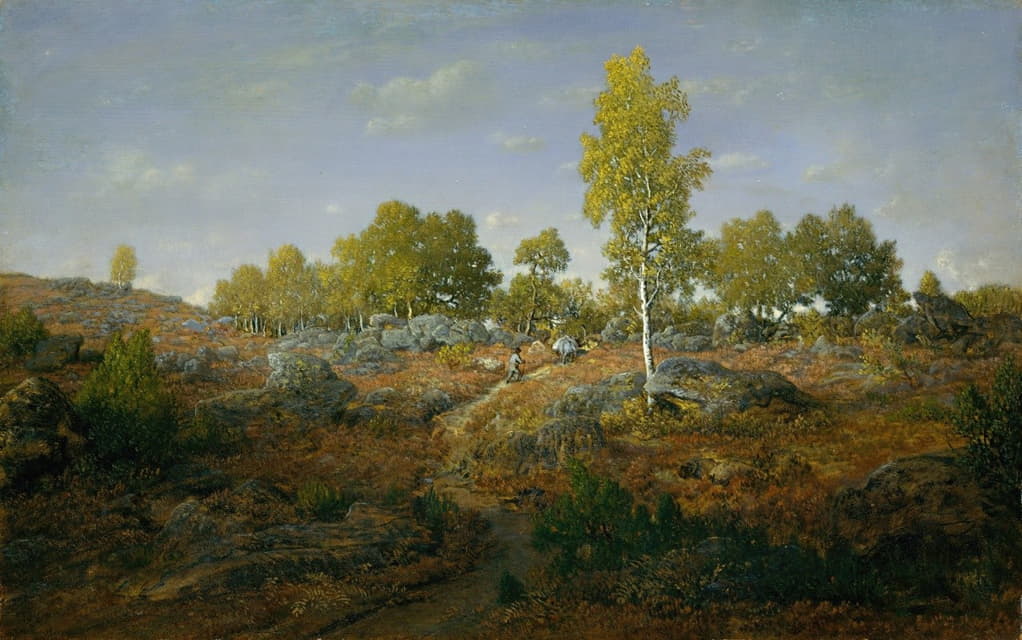 Théodore Rousseau - A Path among the Rocks