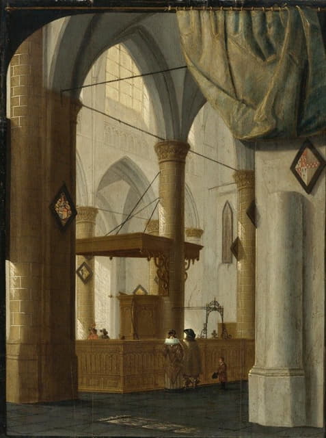 Daniël de Blieck - Interior Of The Grote Kerk, Dordrecht