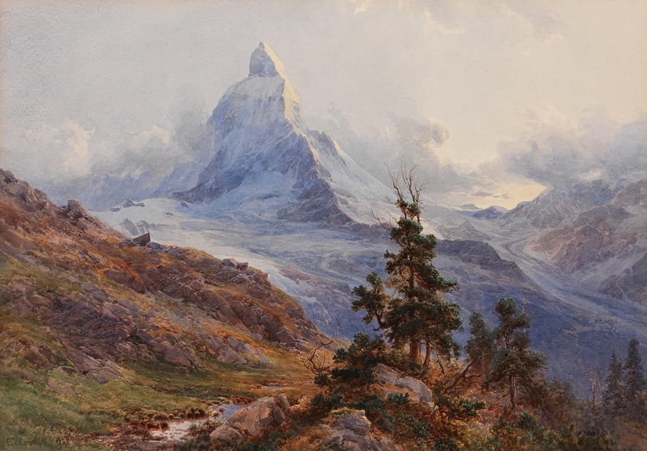 Edward Theodore Compton - View of the Matterhorn