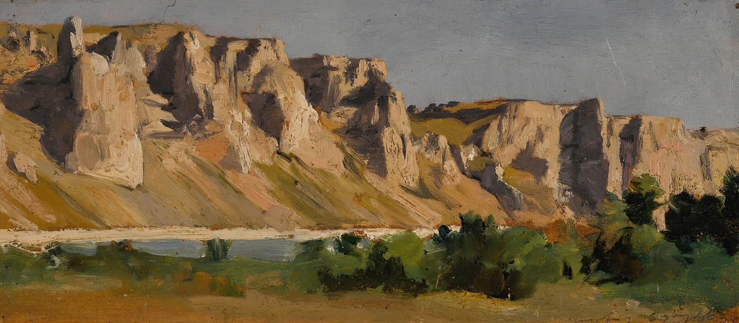 Eugène Fromentin - A view of Donzère