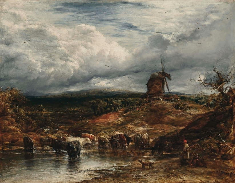John Linnell - The windmill