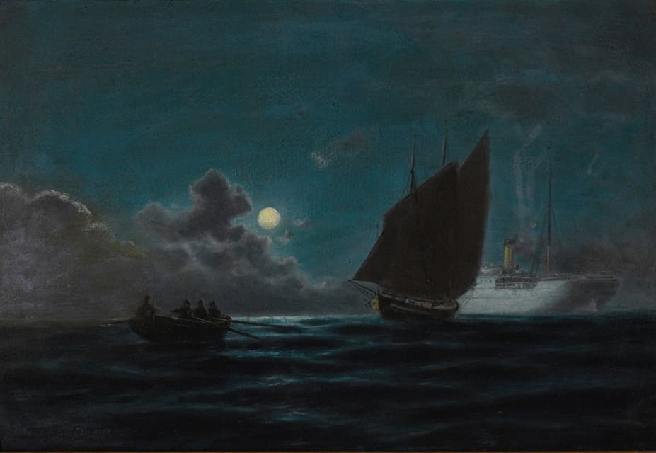 Emilios Prosalentis - Ships By Moonlight