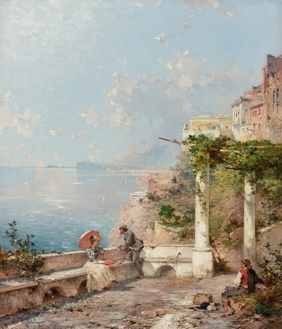 Franz Richard Unterberger - Sorrento, On The Bay Of Naples
