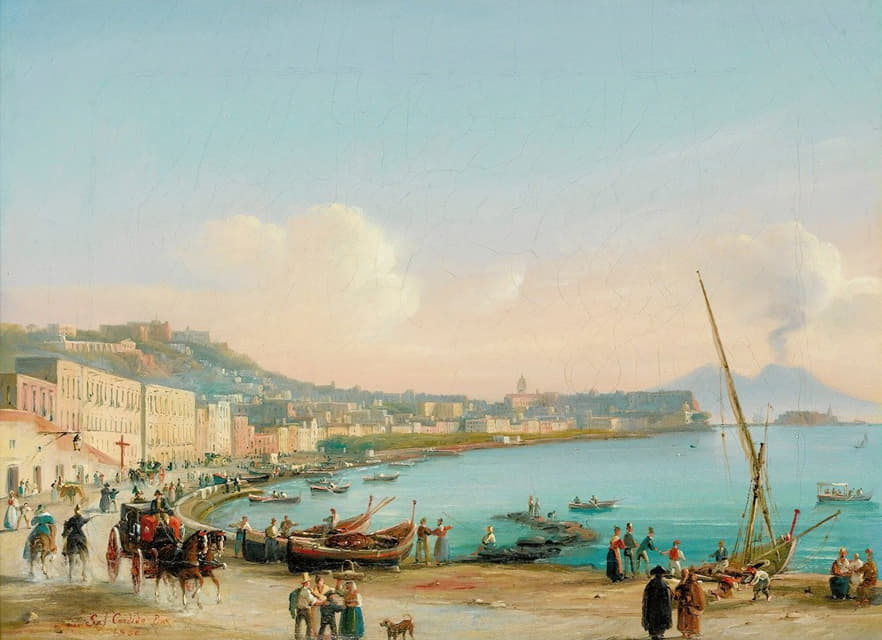 Salvatore Candido - View of the bay of Naples