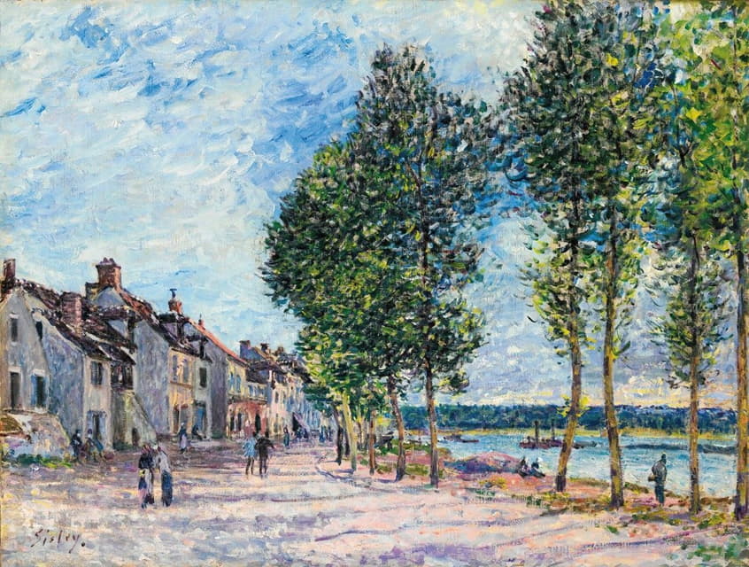Alfred Sisley - La Seine À Bougival