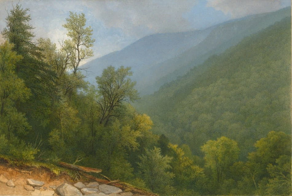 Frederick Frank Durand - View Down the Valley