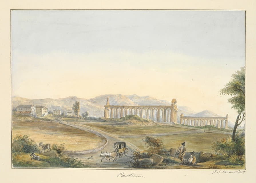 George John Morant - View of Paestum