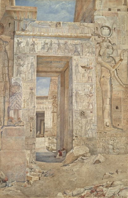 Henry Roderick Newman - Temple on the Island of Philae