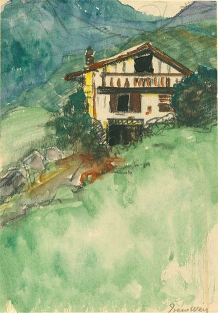 Irene Weir - A Basque House, The Pyrenees
