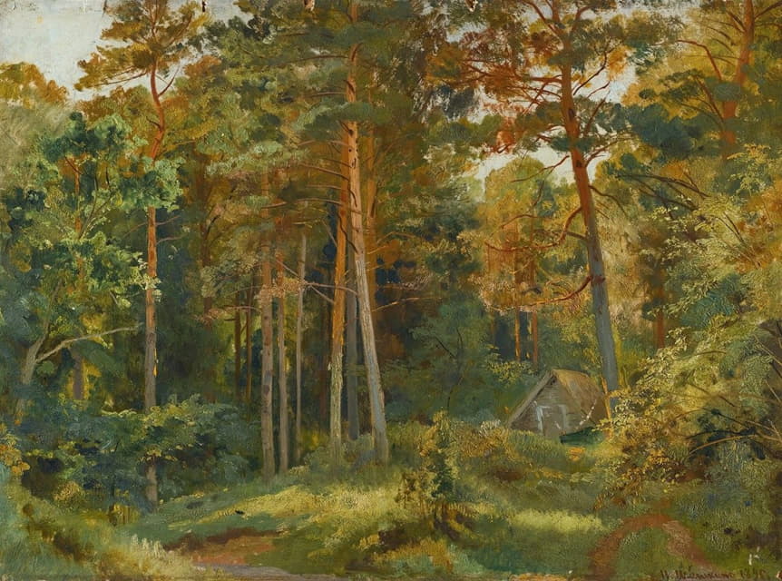 Ivan Ivanovich Shishkin - The Mill In The Forest