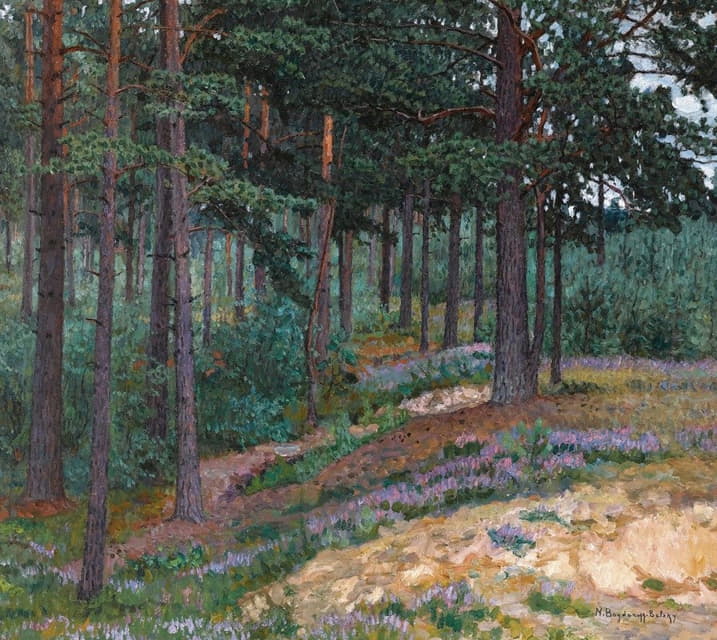 Nikolai Bogdanov-Belsky - Forest Glade