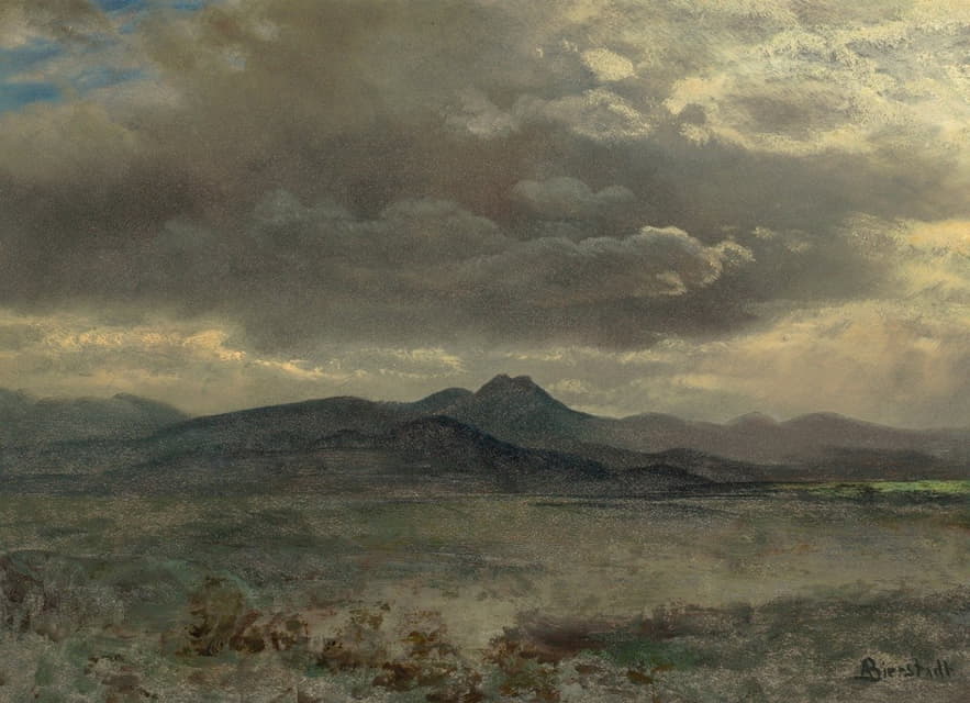 Albert Bierstadt - Cloud Study in San Francisco