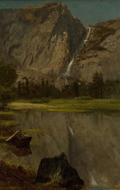 Albert Bierstadt - Hetch Hetchy Falls,California