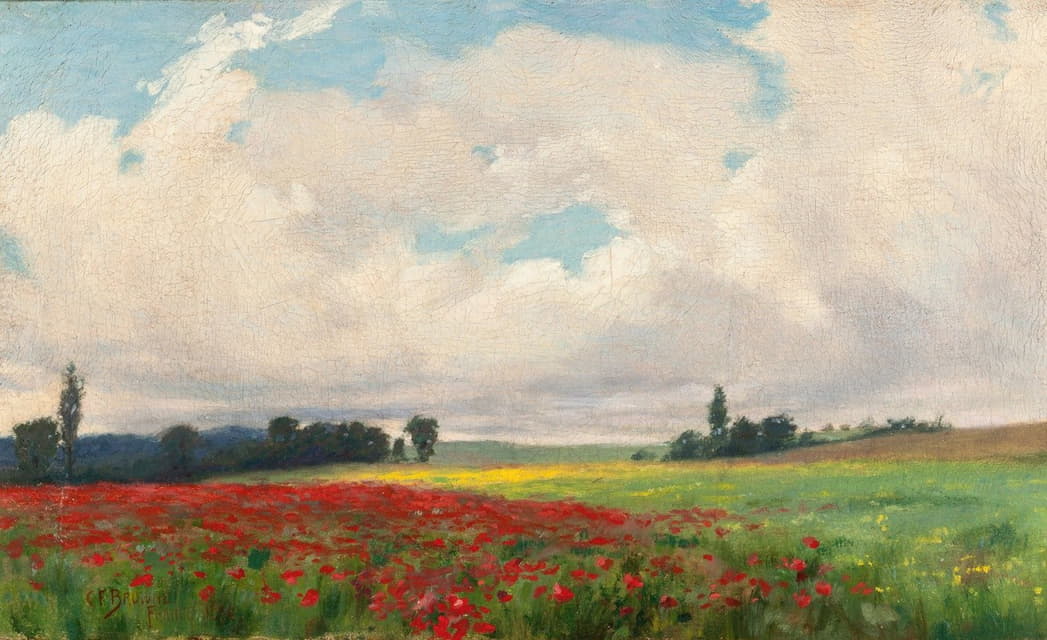 Charles Francis Browne - A French Poppy Field