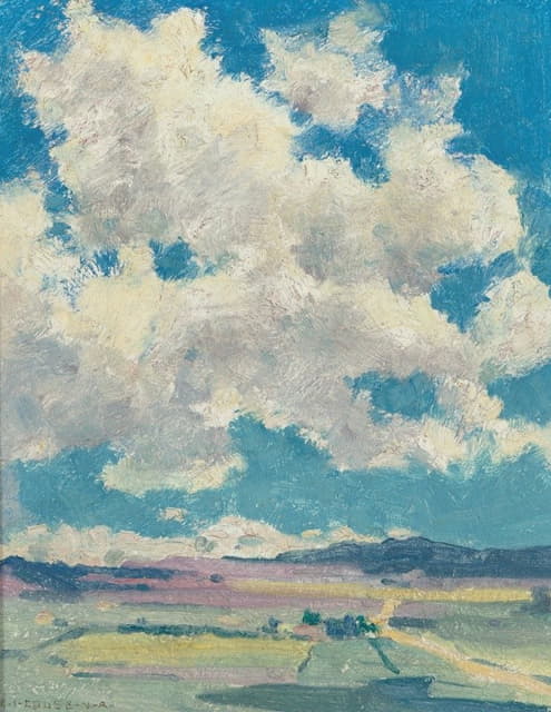 Eanger Irving Couse - Over the Taos Valley