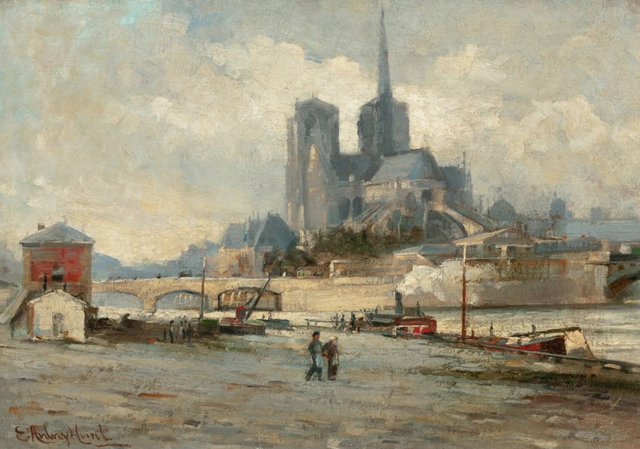 Edmund Aubrey Hunt - Notre Dame de Paris