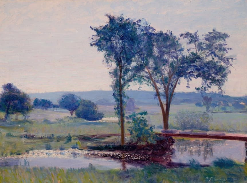 Francis J. Flanagan - Landscape with a Lake