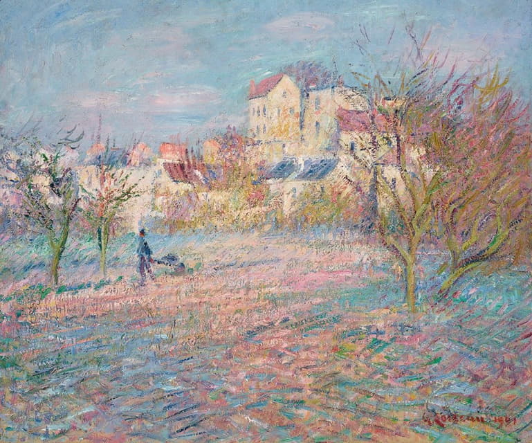 Gustave Loiseau - Le potager en hiver