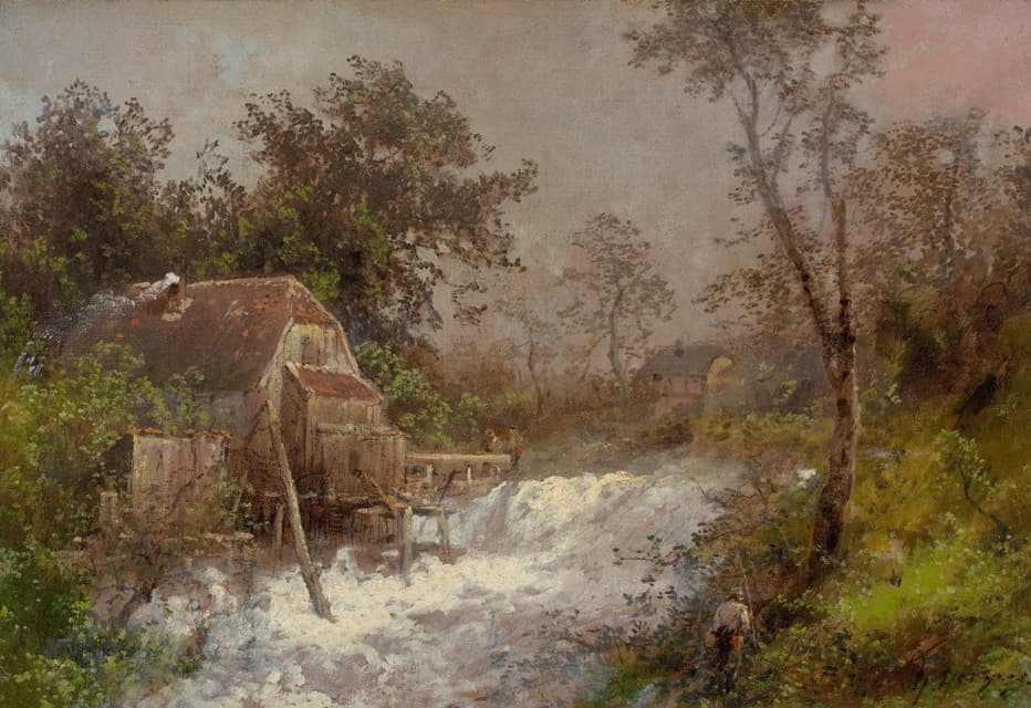 Hermann Ottomar Herzog - The Old Mill