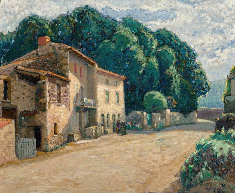 Pierre Gaston Rigaud - La village St Morrillon