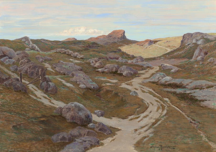 Stephen Parrish - Path through a Rocky Landscape