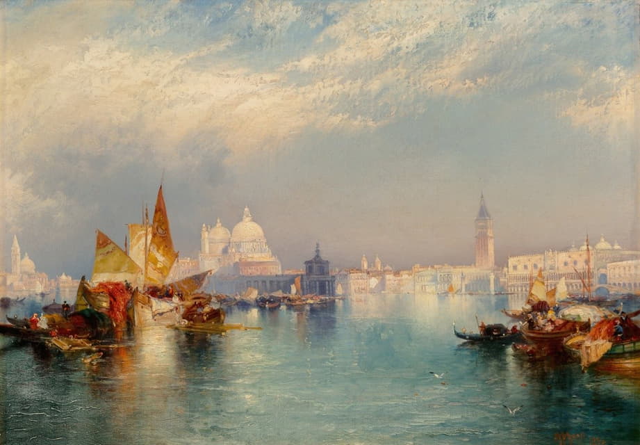 Thomas Moran - Venetian Scene