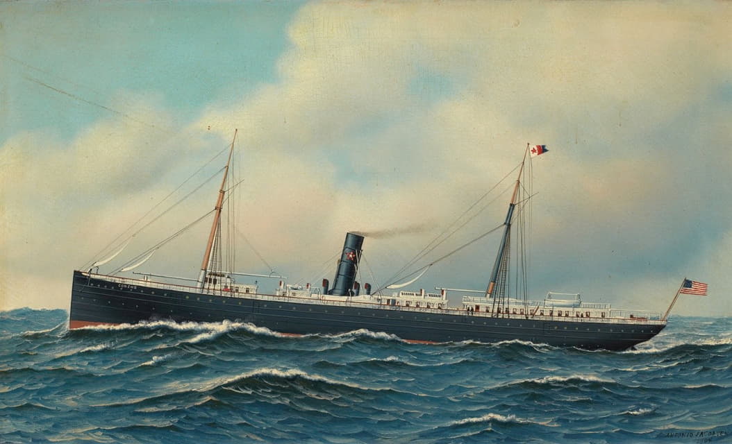Antonio Nicolo Gasparo Jacobsen - The Steamship Concho