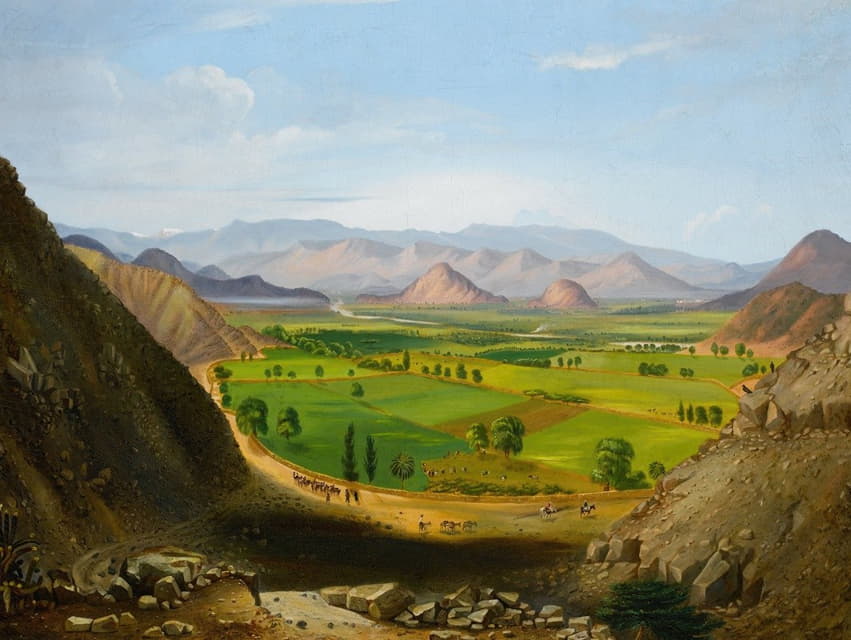 Cyrenius Hall - View of Peru