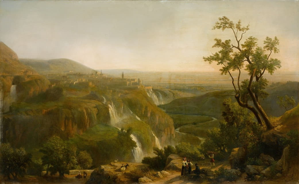 Franz Knébel The Younger - View of Tivoli