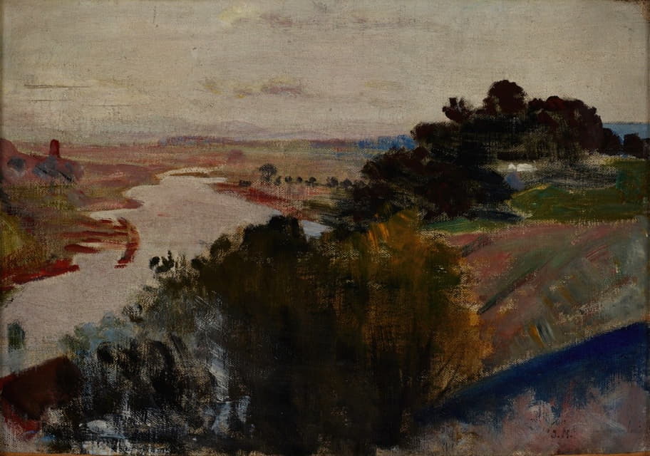 Jacek Malczewski - Landscape at the Vistula