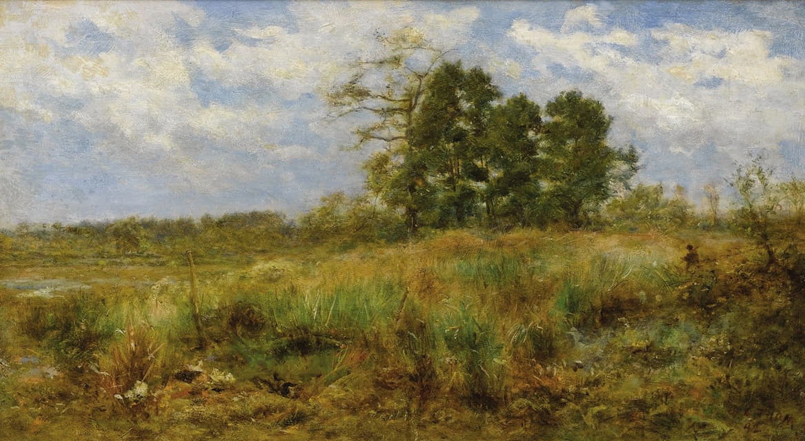 James Crawford Thom - The Meadow Grass, Atlantic Highlands, New Jersey