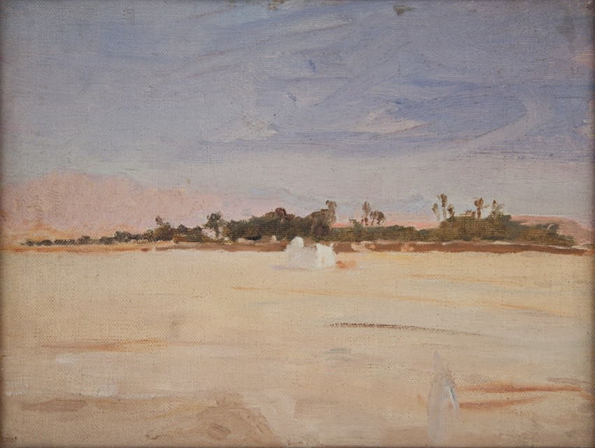 Jan Ciągliński - Sahara (The Sirocco in the Desert)