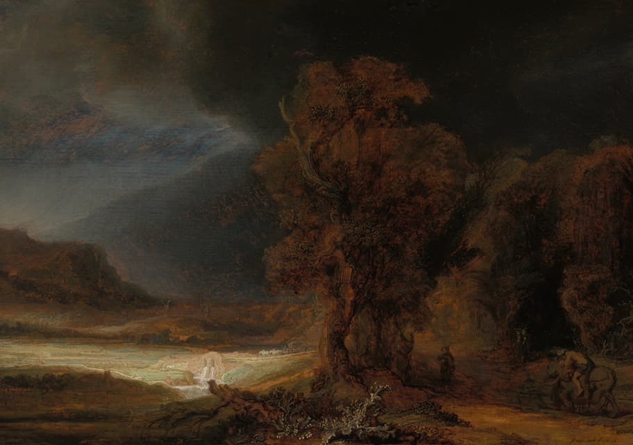 Rembrandt van Rijn - Landscape with the Parable of the Good Samaritan