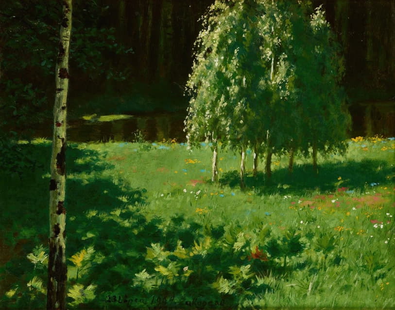 Stanisław Witkiewicz - Young Birches