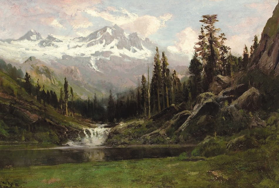 William Keith - View of Mount Shasta