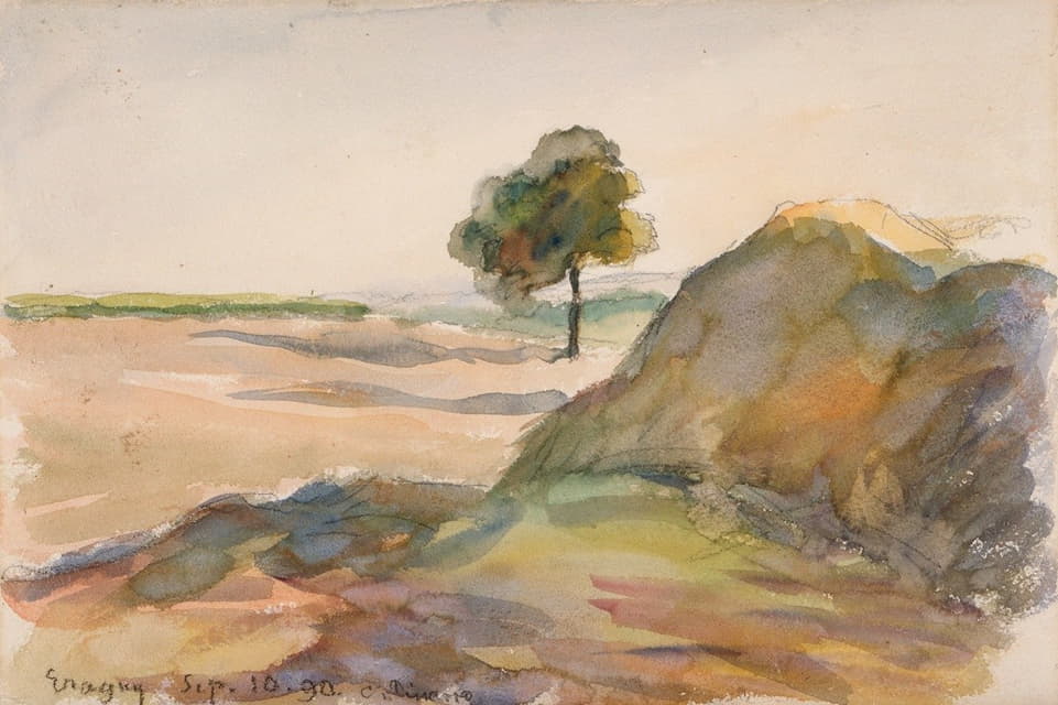 Camille Pissarro - Paysage (Eragny)
