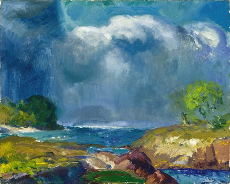 George Wesley Bellows - The Coming Storm
