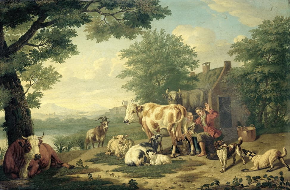 Jan van Gool - Milking Time