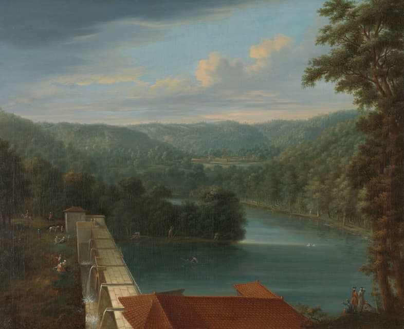 Johann Christian Vollerdt - The Water Reservoirs, the so-called Bends, in Belgrade Forest