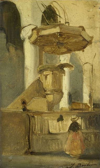 Johannes Bosboom - The Pulpit of the Church in Hoorn