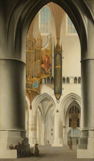 Pieter Jansz Saenredam - Interior of the Church of St Bavo in Haarlem